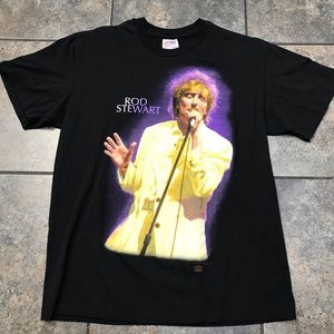 VTG 1993 Rod Stewart Tour S/S T-Shirt Size Large